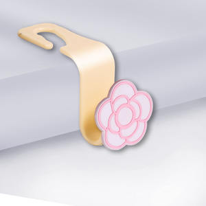 Belle fleur simple conçue organisateur de stockage automatique cintre diverses couleurs Position arrière accessoire intérieur de voiture - Product Image 3