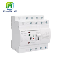 Commutateur de transfert automatique (ATS) ZHELE 220V 16A 32A 40A 50A 63A 80A, commutateur de commutation automatique 2P 4P, contrôleur ATS pour générateur