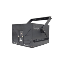 GLITTERFIRE Projecteur Laser d'Animation Sonore DMX512 RGB 15W de Haute Qualité Effet de Faisceau Texte Céleste Grand Concert Scène
