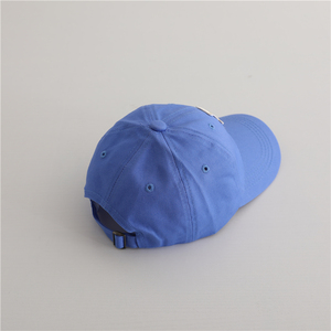 Gorra de Béisbol Ajustable de Algodón para Niños Pequeños, Gorra de 6 Paneles con Bordado de Letras Multicolor Macaron, Visera Curva, Protección Solar para Exteriores - Product Image 3