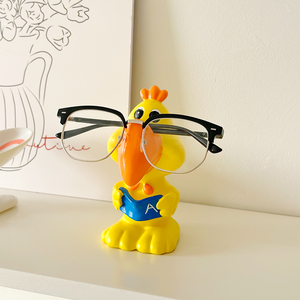 Nuevo y Divertido Marco de Gafas con Forma de Pollito, Estilo Art Deco, Resina Ecológica, Decoración de Escritorio con Naturaleza Muerta - Product Image 5