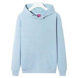 Sweat à capuche 320g, haut ample et polyvalent à manches longues avec base en polaire, couleur tendance et amincissante - Product Image 4