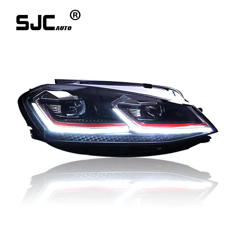 SJC Лидер продаж, светодиодный Тип 7,5 стиль, последовательный 2013-2020 налобный фонарь для VW Golf Mk7 фары