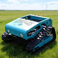 Tondeuse à gazon télécommandée de qualité supérieure, équipement agricole, machine à couper l'herbe