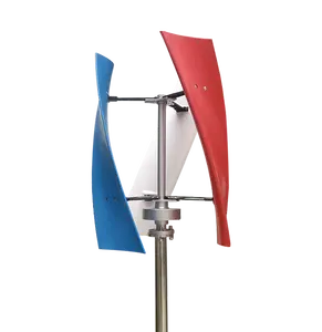 Turbina aerogeneradora de eje Vertical para uso doméstico, fabricante de energía limpia barata, 1kw, 24v, 48v