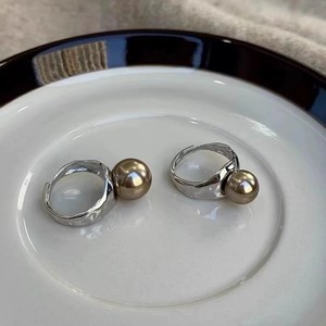 อุปกรณ์ทำเครื่องประดับมุก 10453DIY แหวนเงินแท้ S925 พร้อมฐานตั้งเครื่องประดับเงินทันสมัย สำหรับฝังเพชรทรงกลมขนาด 10-13 มม. - Product Image 4