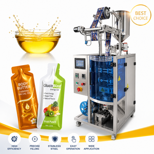 Machine de remplissage et d'emballage automatique pour huiles comestibles (moutarde, Sri Lanka, noix de coco, olive) en sachets de formes spéciales - Product Image 1
