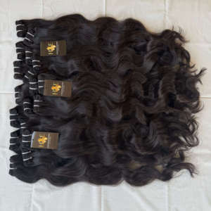 Cheveux bruts indiens à cuticule alignée, paquets de cheveux bruts indiens de vison humain cambodgien avec HD Frontal - Product Image 1