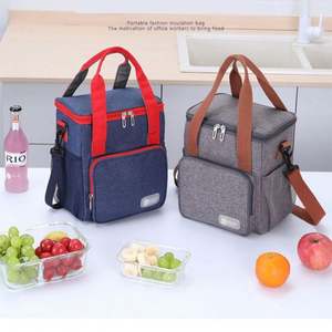 Food Grade 600D <b>Material</b> 15L Portable Lunch <b>Cooler</b> Bag Reusable Insulated Waterproof Eco-friendly with Zipper Closure - Product Image 5