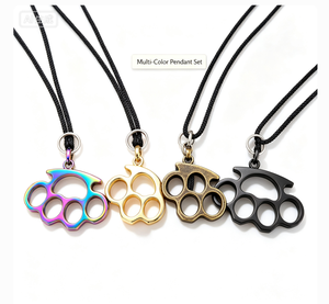 Collar con Colgante de Aleación de Zinc Estilo Punk Multicolor para Hombre, Listo para Enviar, Ideal para Motociclistas, Hombres del Hip-Hop y Fiestas - Product Image 4