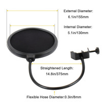 Nouvel arrivage de microphone karaoké de studio à condensateur USB avec support de bras de suspension et filtre anti-pop pour la communication
