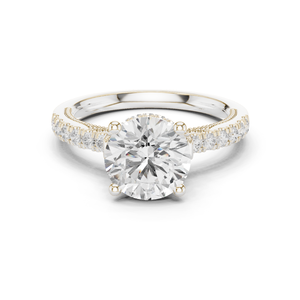 Elegante Anillo de Diamantes Cultivados en Laboratorio, Chapado en Oro de 10Kt, 14Kt, 18Kt y 22Kt, para Mujer, Joyería Elegante para Boda o Compromiso, Regalo - Product Image 6