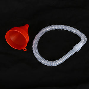 Funil universal para tanque de água, funil universal para carro, combustível, gasolina, diesel, plástico, com mangueira removível - Product Image 2