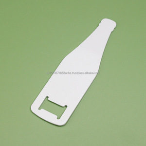 Ouvre-bouteille en acier inoxydable blanc pour sublimation en gros - Product Image 1