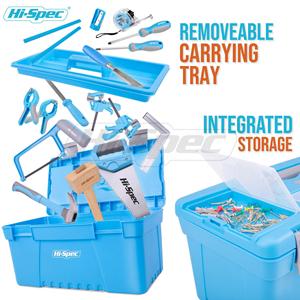 ชุดเครื่องมือช่างไม้สำหรับเด็ก Hi-Spec 25 ชิ้น ขนาด 23 ซม. ของเล่น DIY สำหรับเด็กอายุ 8-13 ปี ชุดงานฝีมือพลาสติกปลอดภัย - Product Image 3