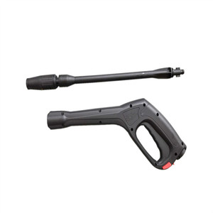 Ensemble de pistolets à eau haute pression avec lance longue pour le lavage de voitures, opération manuelle, plastique noir, cuivre, acier inoxydable - Product Image 1