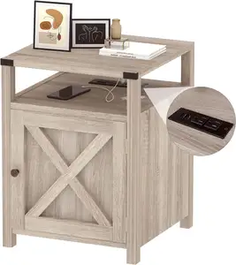 High quality cheap modern custom hot sale table all in one nightstand trunk bedside table