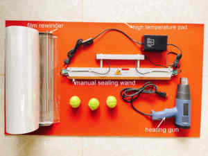 Machine d'emballage sous film rétractable semi-automatique à moteur électrique haute vitesse 200 pièces/min pour bombes de bain, sels de bain et emballages alimentaires - Product Image 5