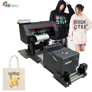 Fabriek Directe Verkoop Custom Kleding Fabriek Winkel Professionele Digitale Auto Inkjet Ultraviolet 30Cm Dtf A3 Printer