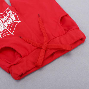 Estilo europeu e americano infantil Outono desgaste algodão com capuz colete e Hoodie conjunto de duas peças com padrão de impressão colorido - Product Image 6