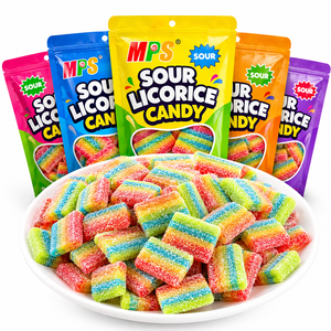 MPS - Dulces <span class=keywords><strong>de</strong></span> Licorice Ácidos en Miniatura con Etiqueta Privada y Empaque Personalizado, en Oferta - Product Image 1