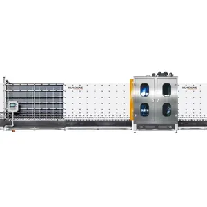 Linea automatica di lavorazione del vetro isolante per il riempimento di gas in linea e pressatura all'esterno della linea IG