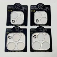 Protection d'objectif d'appareil photo en verre trempé 3D 9H de marque FRX pour téléphones mobiles (Grand Angle/Macro/Fisheye) – Boîte OEM – Vente en gros