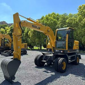 Excavadora de ruedas hidráulica SDLG EA775H de alta calidad de 8 toneladas con componentes de núcleo de motor Yuchai a la venta - Product Image 6