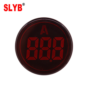 Luz Indicadora Digital LED Super Mini Tipo SLYBp AD16-22DSA de 22mm com Amperímetro AC Industrial 100A 220V - Product Image 3