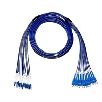 Câble de raccordement en fibre optique blindé anti-rongeurs 10G à 12 fibres monomode, salle informatique, cybercafé, fibre de queue