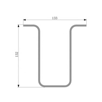 Kit de support pour panneaux solaires bifaciaux sur socle en béton, résistant aux vents de 60 m/s, système de montage au sol