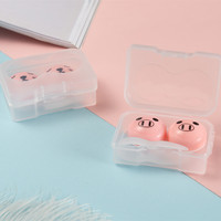 Kit de voyage pour lentilles de contact de dessin animé boîte de lentilles de contact cosmétiques en gros étui à lentilles de contact coloré pour les yeux