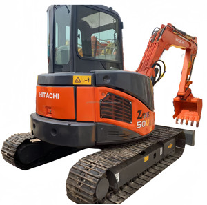 Mini-excavatrice Hitachi ZX50U puissante, en bon état, d'occasion, provenant du Japon, à bas prix, poids opérationnel de 5 tonnes - Product Image 1