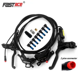 Fastace E-Bike Hydraulische Schijfrem 4 Zuigers Elektrische Fiets Remmen Uitstroomsensor Remmen Voor Surron Xc Crossmotor Motorfiets