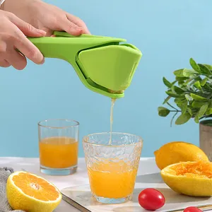 Échantillon gratuit de presse-agrumes manuel design plat plié pour fruits et citron vert Extracteur à main pour jus d'agrumes Presse-citron