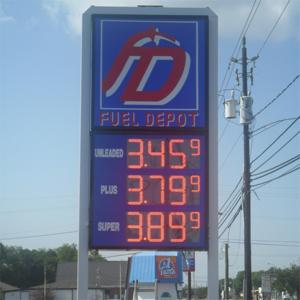 Nhà máy trực tiếp xăng hiển thị không thấm nước 7 đoạn giá dầu dấu hiệu của trạm LED kỹ thuật số giá gas borad - Product Image 2