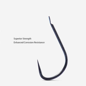 Hameçon japonais Kanto premium sans ardillon en alliage de titane forgé à tige plate pour la pêche à la carpe - Product Image 3