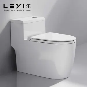 Toptan D şekli tasarım tek parça tuvalet jet yıkama su dolap tuvalet