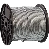 Câble en acier pour ascenseur 8x19S FC, câble de traction non allié pour applications d'ascenseur