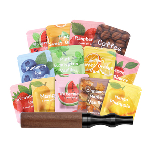 Có thể điều chỉnh oxy hương vị không khí Ống hít Mặt dây chuyền tinh dầu dính hương liệu đồ trang sức bỏ hút thuốc miệng ống hít - Product Image 1