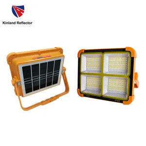 Lampu banjir tenaga surya, lampu led 3w 5w 7w 10w aluminium sensor gerakan panel surya