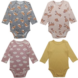 Bộ đồ liền thân thời trang cao cấp chất liệu cotton in hình thú dễ thương, thoáng khí, khuyến mãi hè dành cho bé sơ sinh trai/gái - Product Image 3