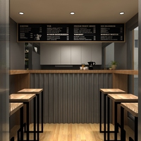 Conteneur de café 20ft conteneur bar conteneur portable café café