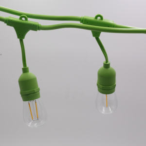 SL-061 <span class=keywords><strong>STRING</strong></span> LIGHT กลางแจ้งไฟ LED <span class=keywords><strong>String</strong></span> 48ft ยาวห่วงแขวน 16 ซ็อกเก็ตและ - Product Image 5