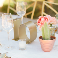 Numéros de table 3D en métal doré de luxe OEM 1-10, autoportants, en acier inoxydable brossé/anodisé/aluminium, pour mariage