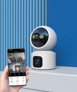 Camera Giám Sát An Ninh Trong Nhà Tuya Tự Động Theo Dõi Cuộc Sống Thông Minh Không Dây Camera IP PTZ Wifi Ống Kính Kép 3MP Cho Bé - Product Image 2