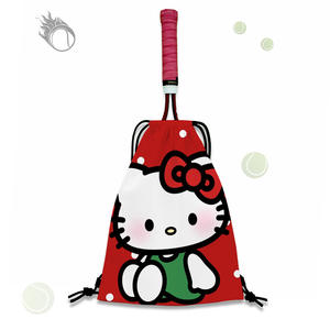 Tú<span class=keywords><strong>i</strong></span> đựng vợt tennis HelloKitty dành cho nữ, dung tích lớn, kiểu dáng <span class=keywords><strong>m</strong></span>èo, dây rút, balo, tú<span class=keywords><strong>i</strong></span> thể thao khác - Product Image 4