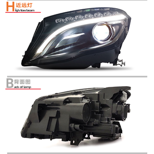 Faros delanteros halógenos Xenon Led para Mercedes-Benz <span class=keywords><strong>GLA</strong></span> W156 2015 a 2019 <span class=keywords><strong>2018</strong></span> <span class=keywords><strong>GLA</strong></span> 250 faro derecho - Product Image 5