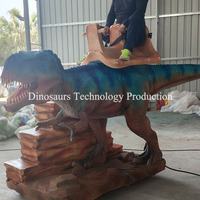 Çocuklar İçin Büyük Animatronik T-Rex Binme Oyuncağı, İnteraktif Eğlence İçin Eğlenceli Dinozor Robot Binme Oyuncağı