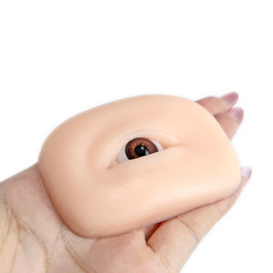 Modelo de Práctica de Cejas y Ojos de Silicona Realista, Accesorio de Entrenamiento de Maquillaje Permanente para Artistas del Tatuaje - Product Image 3